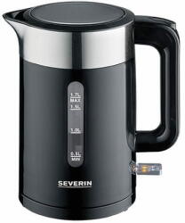 Severin Rychlovarná konvice , WK 9265, kapacita 1, 7 L, skryté topné těleso, omyvatelný filtr, 2200 W