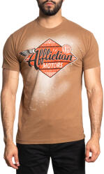 AFFLICTION Tricou bărbați AFFLICTION - AC BUILT FOR SPEED - CHIPMUNK PIGMENT DYE - A26183-CMPG