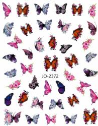 Körömmatrica - JO-2372 pillangó