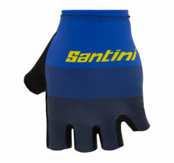 Santini Kerékpáros kesztyű rövid ujjal - LA VUELTA 2021 - kék - holokolo - 7 190 Ft