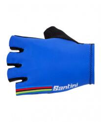 Santini Kerékpáros kesztyű rövid ujjal - UCI RAINBOW - szivárványos/kék - holokolo - 7 590 Ft