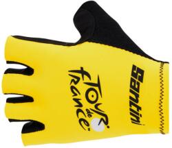 Santini Kerékpáros kesztyű rövid ujjal - TOUR DE FRANCE 2023 - sárga - holokolo - 8 790 Ft