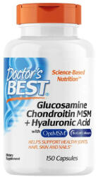 Doctor's Best Glucosamine Chondroitin MSM + Hyaluronic Acid (150 Capsule)