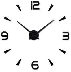 KIK Falióra nagy 80-120cm fekete 4 számjegyű fali óra