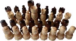 Magic Puzzle Box Kézzel faragott ember formájú fa sakkfigura készlet 9 cm hosszú a király barna (_c1f6ea08a2)