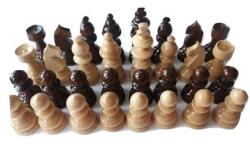 Magic Puzzle Box Új kézzel készített mogyoró fa sakkfigura készlet 7, 9 cm hosszú a király barna (_32928f0bb)