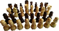 Magic Puzzle Box Új kézzel faragott ember formájú fa sakkfigura készlet 5 cm hosszú a király barna (_c1f6ea08a)