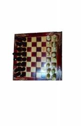 Magic Puzzle Box Kézzel készített fa sakkkészlet 32x32 sakktábla doboz fa sakkfigurák backgammon dáma társasjáték (_cca5b3f1e)