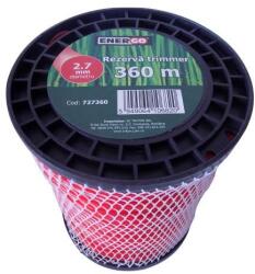ENERGO Rezerva trimmer NYL-TEH nylon D-2.7mm L-360m rosie profil-rotund (SGS-TRN-727360)