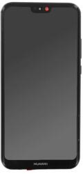 Ecran LCD IPS cu Touchscreen si Rama Compatibil cu Huawei P20 lite - OEM (09487) - Black (KF2319354) - Technodepo