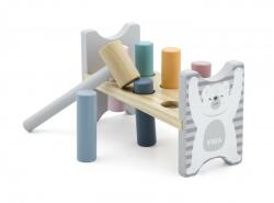 Viga Toys Mini banc de lucru cu ciocan, PolarB Viga (44009) - orasuljucariilor Set bricolaj copii