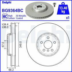 DELPHI Disc frana DELPHI BG9364BC (BG9364BC) - automobilus
