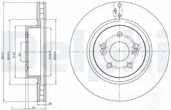DELPHI Disc frana DELPHI BG4111 (BG4111)