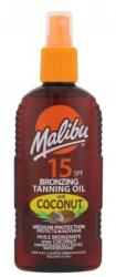 Malibu Bronzing Tanning Oil Coconut SPF15 pentru corp 200 ml pentru femei