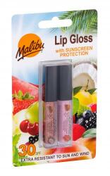 Malibu Lip Gloss SPF30 set cadou luciu de buze 1, 5 ml Coconut + luciu de buze 1, 5 ml Strawberry pentru femei