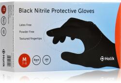Holík International Nitril Black mănuși de protecție din nitril, fără pudră mărime M 2x50 buc