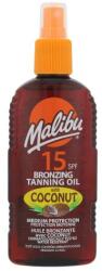 Malibu Bronzing Tanning Oil Coconut SPF15 napolaj spray kókuszillattal 200 ml