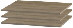 Faktum polc csomag Wing Grey Oak and White 2/3 osztású szekrényhez 3db - babycenter-online