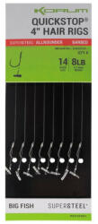 Korum Big Fish Hair Rigs W Quickstops Size 10 Füles Szakállas Monofil Előkötött Horog 8db (K0310049)