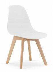 ARTOOL Konyha/nappali szék, Artool, Kito, PP, fa, fehér, 46x54.5x80 cm (ART-3692_1)