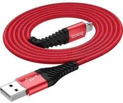 hoco. Cablu de date HOCO X38 Cool, USB - Lightning, 1 m, Rosu (PHA-6931474710536)