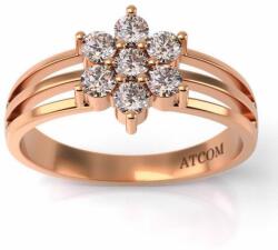 ATCOM Alexei modell rózsaszín arany eljegyzési gyűrű (I-AU-R-ALEXEI)