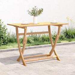 vidaXL Сгъваема градинска маса 110x55x75 см масивна акация (365736)