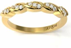 ATCOM Bika modell sárga arany eljegyzési gyűrű (I-AU-G-TOROS)
