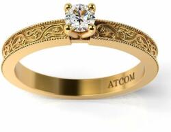 ATCOM Morien sárga arany eljegyzési gyűrű (I-AU-G-MORIEN)