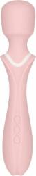 Shots Toys Vibrator Masaj Jiggle, 10 Moduri Vibratii, Silicon, USB, Roz, 22.6 cm Vibrator