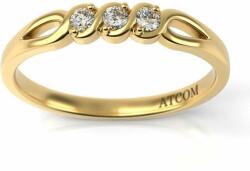 ATCOM Alberto sárga arany eljegyzési gyűrű (I-AU-G-ALBERTO)