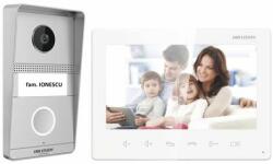 Hikvision 7 hüvelykes analóg videó kaputelefon készlet, 2 MP-es kamera, 2-v (RVN-DS-KIS101-P(S))
