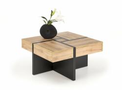 Halmar SEVILLA, c. asztal, kézműves tölgy | fekete (V-PL-SEVILLA_S-LAW)