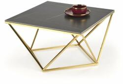 Halmar FELICIA dohányzóasztal, fekete márvány | arany (V-CH-FELICIA-LAW)
