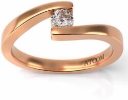 ATCOM Clement rózsaszín arany eljegyzési gyűrű (I-AU-R-CLEMENT)