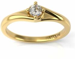 ATCOM Alfrida modell sárga arany eljegyzési gyűrű (I-AU-G-ALFRIDA)