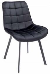 Jumi Konyha/nappali szék, Jumi, Adoro, bársony, fém, fekete, 52x62x85 cm (ART-SD-998537)
