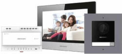 Hikvision 2 vezetékes videó kaputelefon készlet 1 családos, 7 hüvelykes mon (RVN-DS-KIS702Y)
