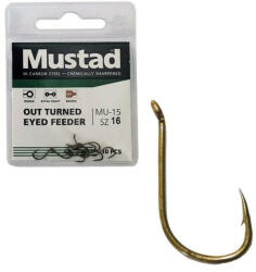 Mustad Ultra Np Out Turned Eyed Feeder 12 10db/csomag (m4260012)