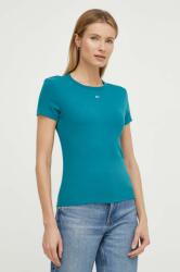 Tommy Jeans t-shirt női, zöld - zöld M - answear - 10 990 Ft