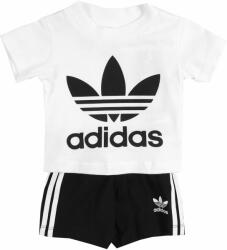 Adidas Originals Szettek 'Trefoil' fekete, fehér, Méret 74