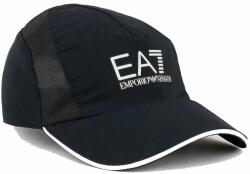 EA7 Șapcă "EA7 Man Woven Baseball Hat - black/white