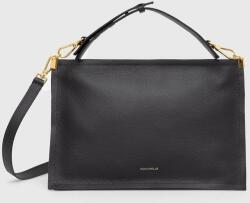Coccinelle bőr táska fekete - fekete Univerzális méret - answear - 156 990 Ft
