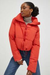 Answear Lab rövid kabát női, narancssárga, téli, oversize - narancssárga M