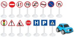 Pilsan Indicatoare rutiere Mini Traffic Signs cu Masinuta