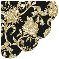 PAW Baroque Flowers papírszalvéta dia 32cm, 12db-os