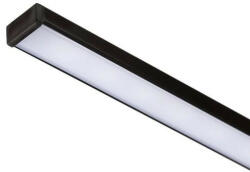 LED PROFILE G felületre szerelhető 1m fekete matt akrilát/alumínium (R14087)