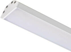 LED PROFILE J felületre szerelhető 1m fehér matt akrilát/alumínium (R14093) - ledfiller
