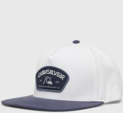 Quiksilver pamut baseball sapka fehér, nyomott mintás - fehér Univerzális méret - answear - 7 290 Ft