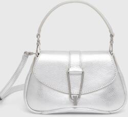 Coccinelle bőr táska ezüst - ezüst Univerzális méret - answear - 99 990 Ft